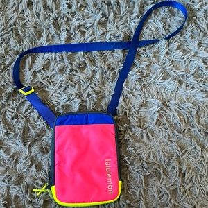 Lululemon neon Crossbody bag